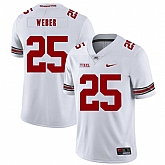 Ohio State Buckeyes 25 Mike Weber White Nike College Football Jersey Dzhi,baseball caps,new era cap wholesale,wholesale hats